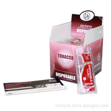 Mini Disposable E Cigarette, DS-80, 250 Puffs, with Factory Price